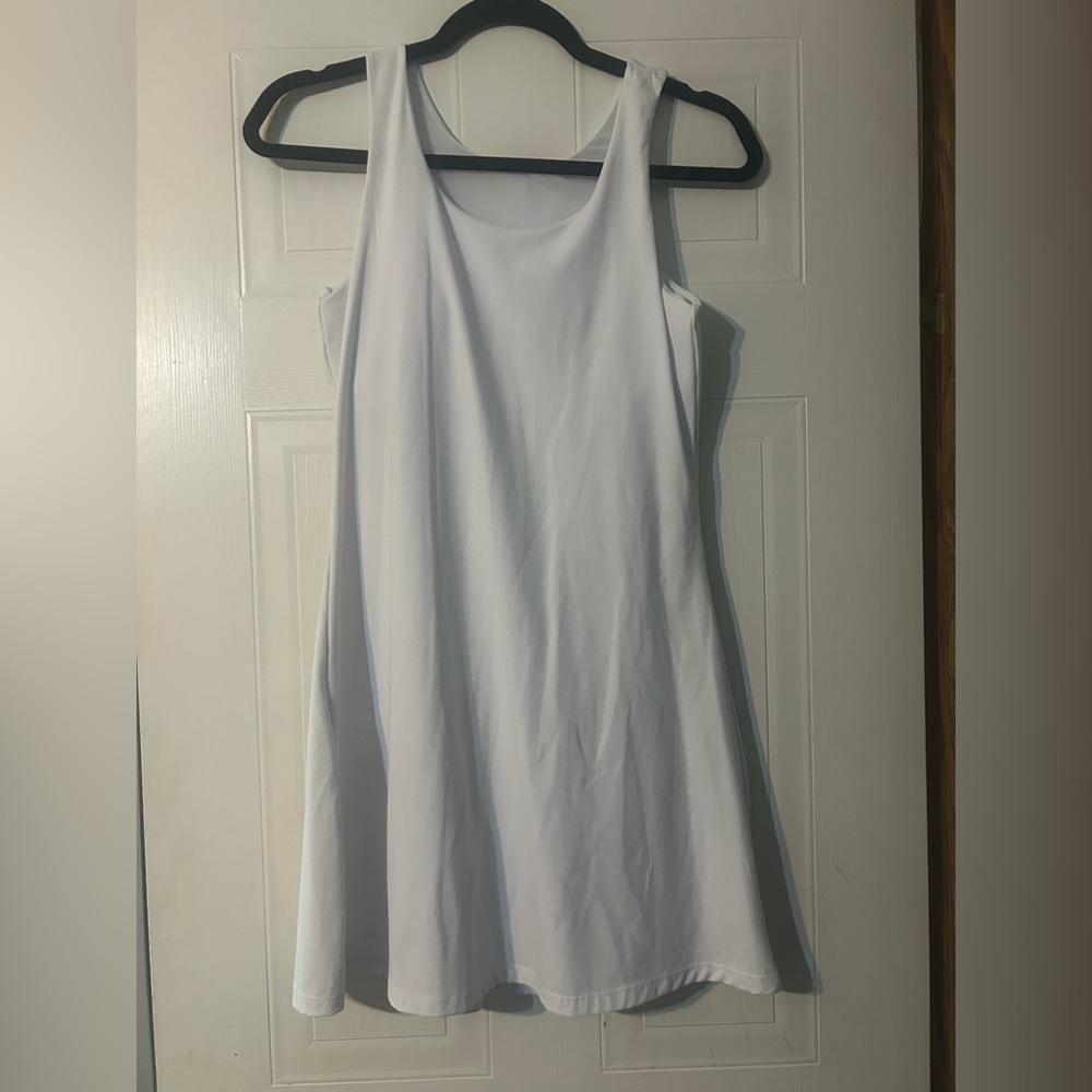 White athletic dress